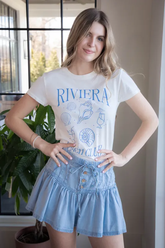 Riviera Tourist Tee, Sea Salt | Z Supply sold by North & Main Clothing Company