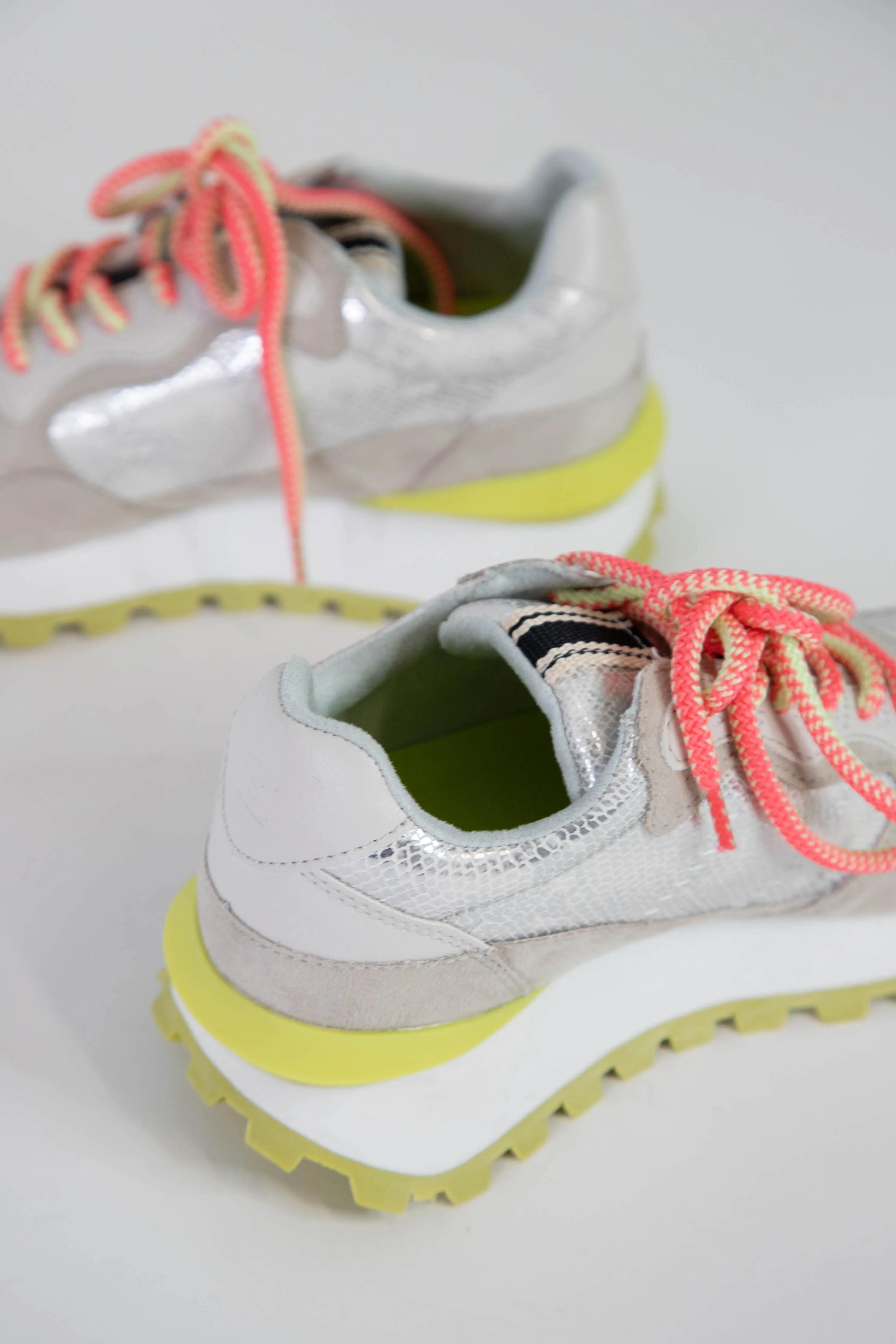 Phoebe Running Shoe, Silver Snake | ShuShop sold by North & Main Clothing Company product image thumbnail 2