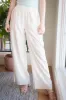 Myra Linen Blend Pants, Oatmeal sold by North & Main Clothing Company