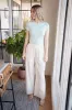 Myra Linen Blend Pants, Oatmeal sold by North & Main Clothing Company