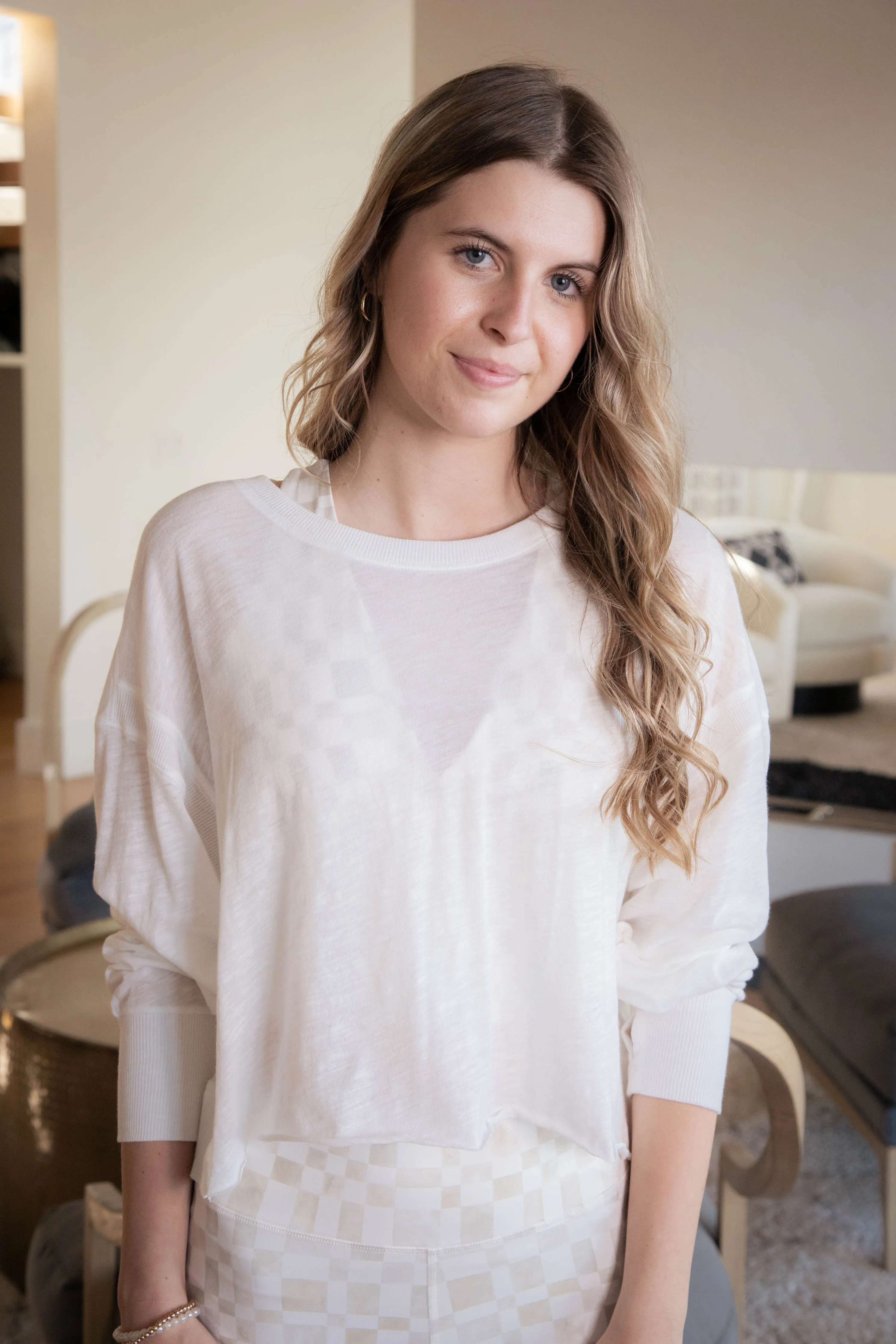 My Time Layer Tee, White | Free People sold by North & Main Clothing Company product image thumbnail 5