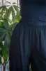 Myra Linen Blend Pants, Black sold by North & Main Clothing Company