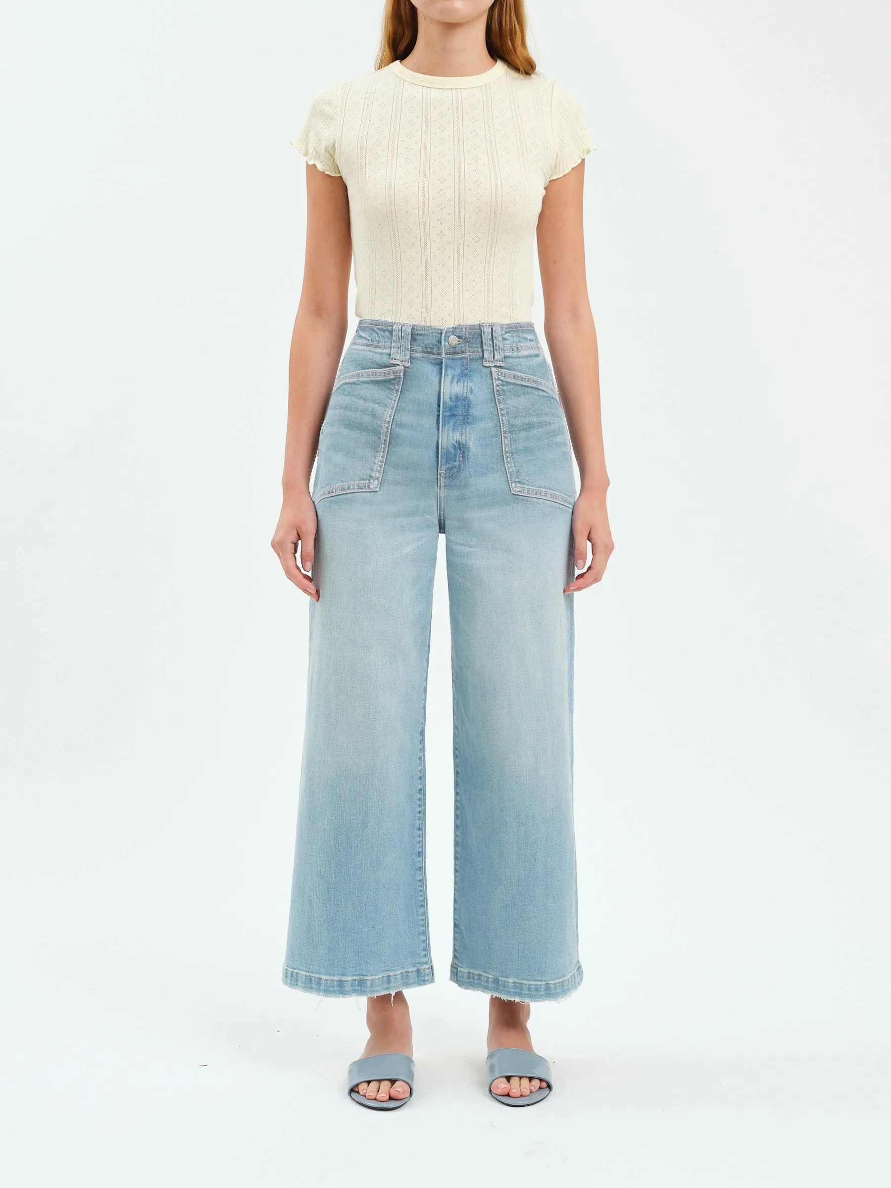 Valley Girl Patchpocket Jeans, Romcom | Daze sold by North & Main Clothing Company