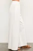 Luna Wide Leg Pants, White sold by North & Main Clothing Company