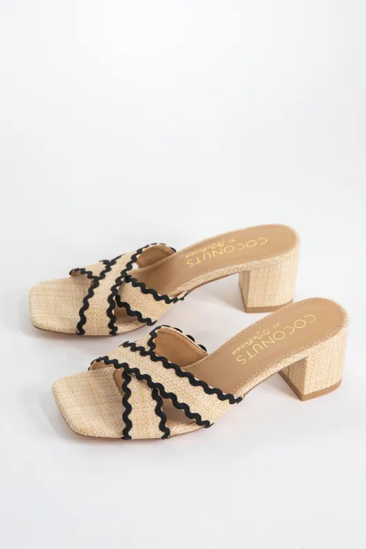 Principessa Crisscross Slide On Heel, Natural | Coconuts by Matisse sold by North & Main Clothing Company