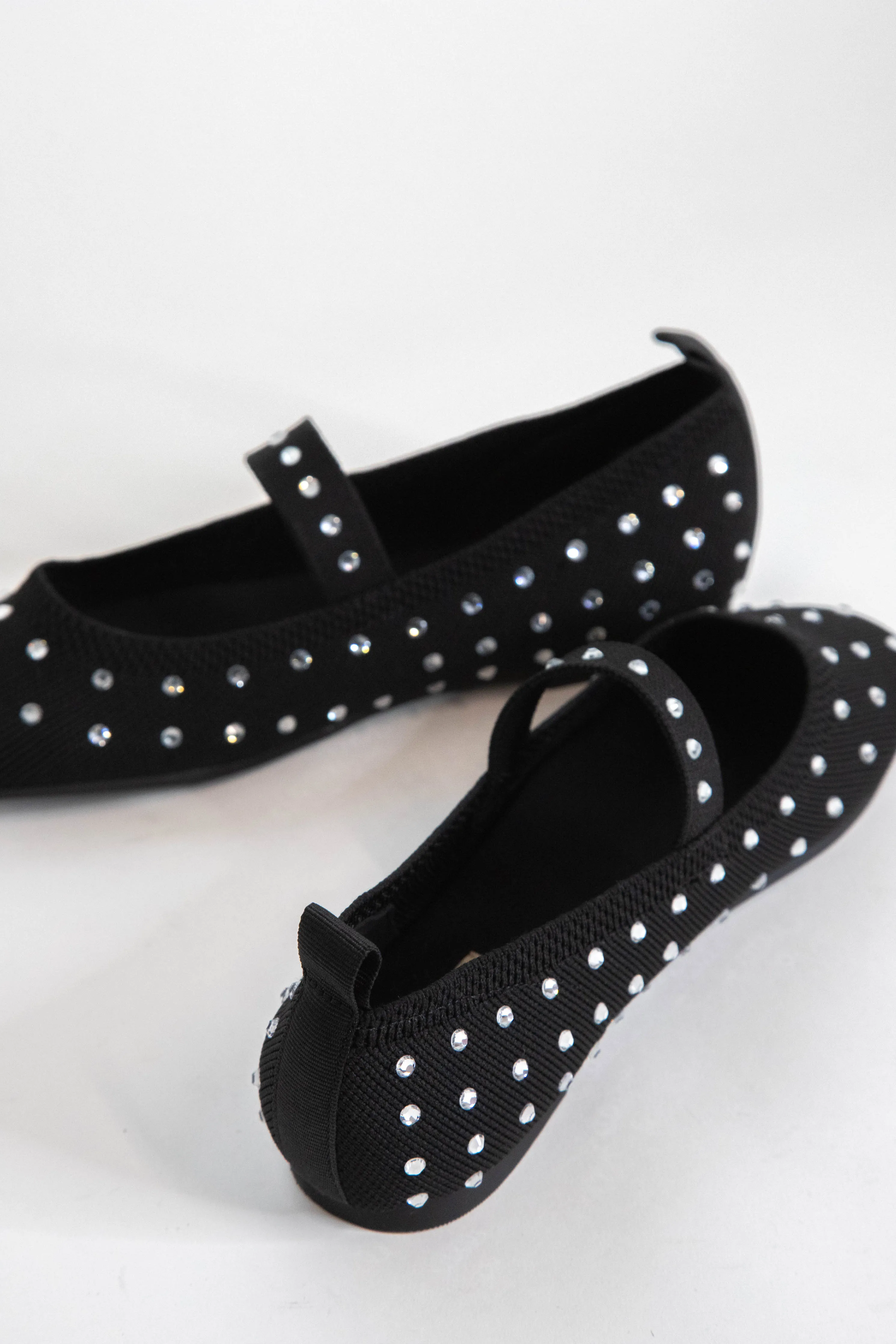 Seema Mary Jane Rhinestone Flat, Black sold by North & Main Clothing Company product image thumbnail 2