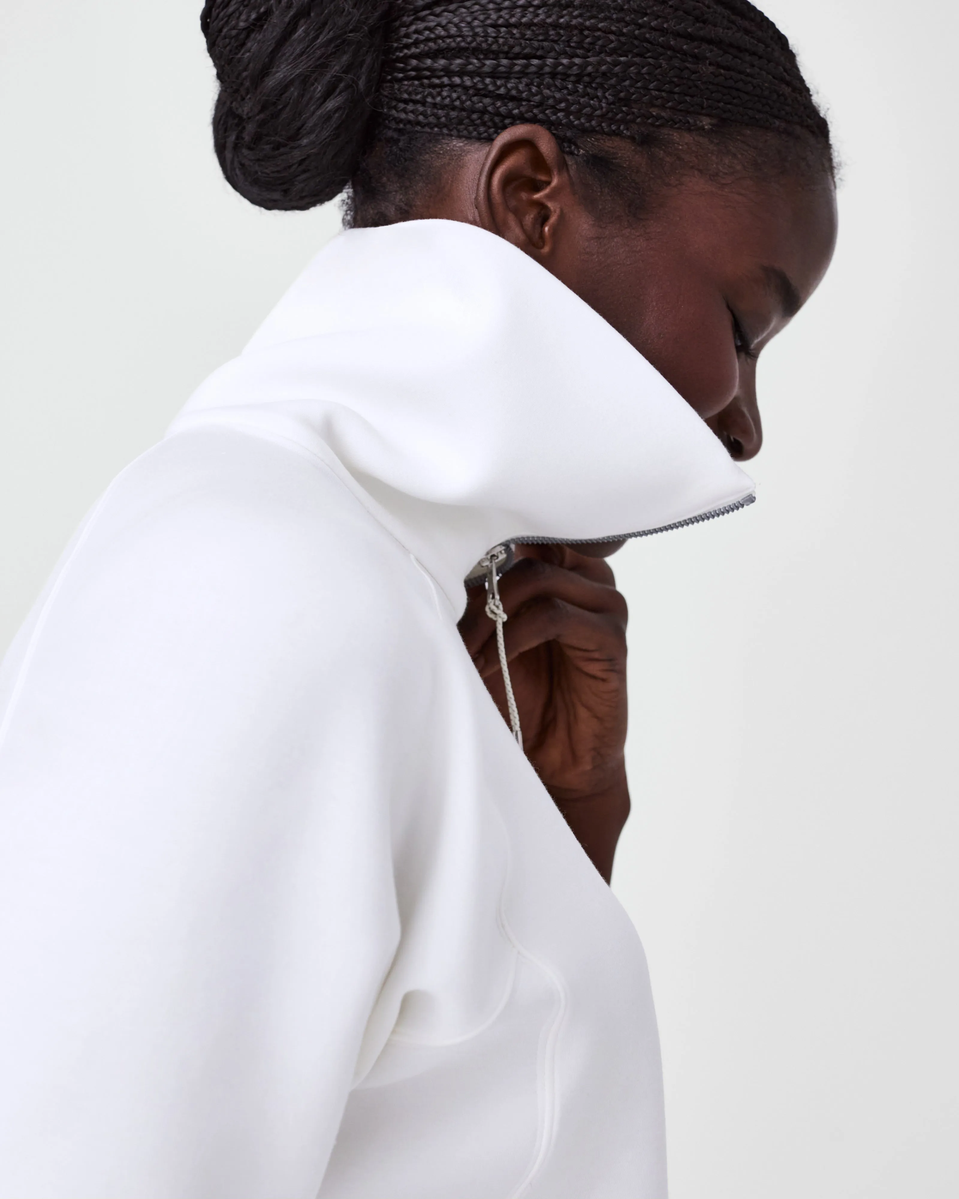 Airessentials Half Zip Sweatshirt, Powder | SPANX sold by North & Main Clothing Company product image thumbnail 4