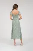 Faith Floral Midi Dress, Green sold by North & Main Clothing Company