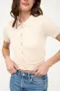 Lulu Textured Knit Cardigan, Natural sold by North & Main Clothing Company