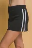 Freya Active Side Stripe Skort, Black sold by North & Main Clothing Company