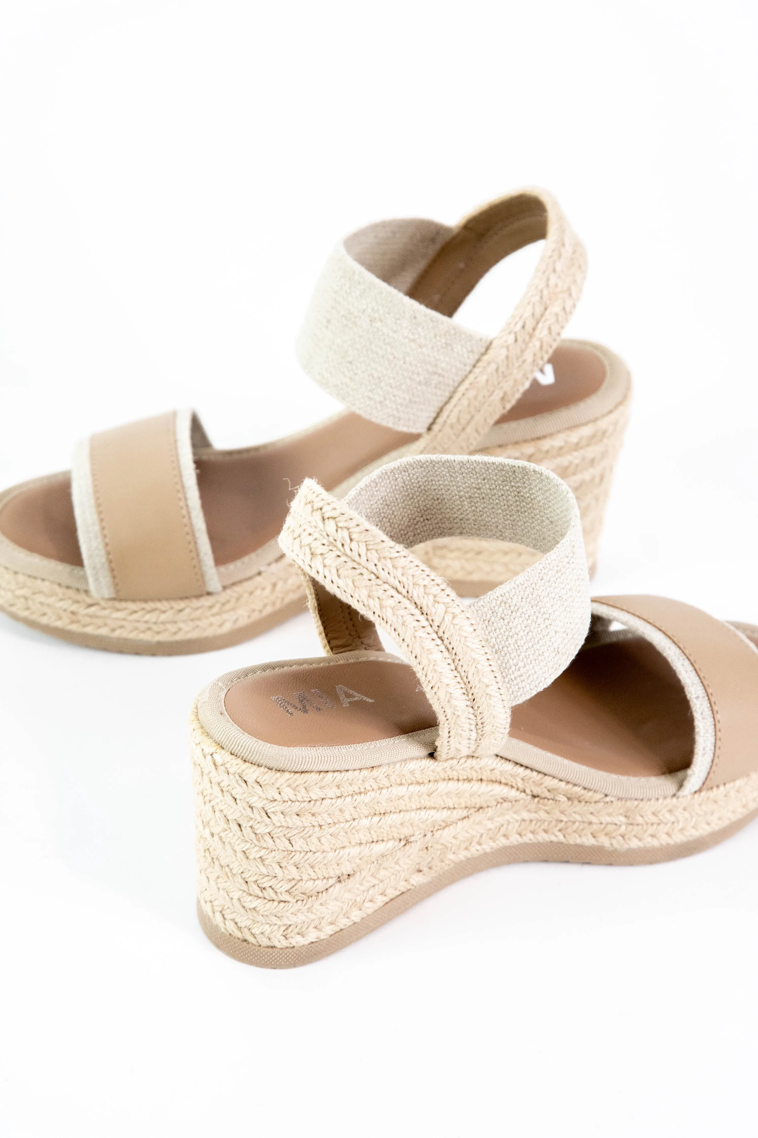 Bayle Raffia Wedge Sandal, Natural sold by North & Main Clothing Company product image thumbnail 2