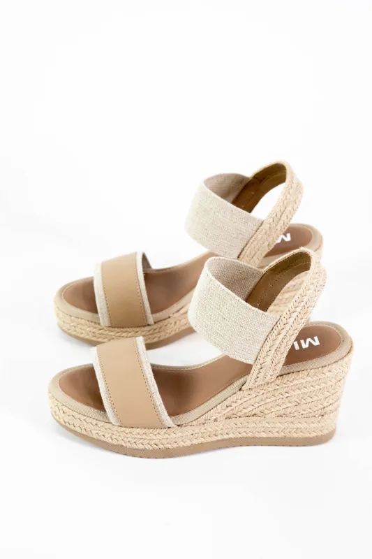 Bayle Raffia Wedge Sandal, Natural sold by North & Main Clothing Company