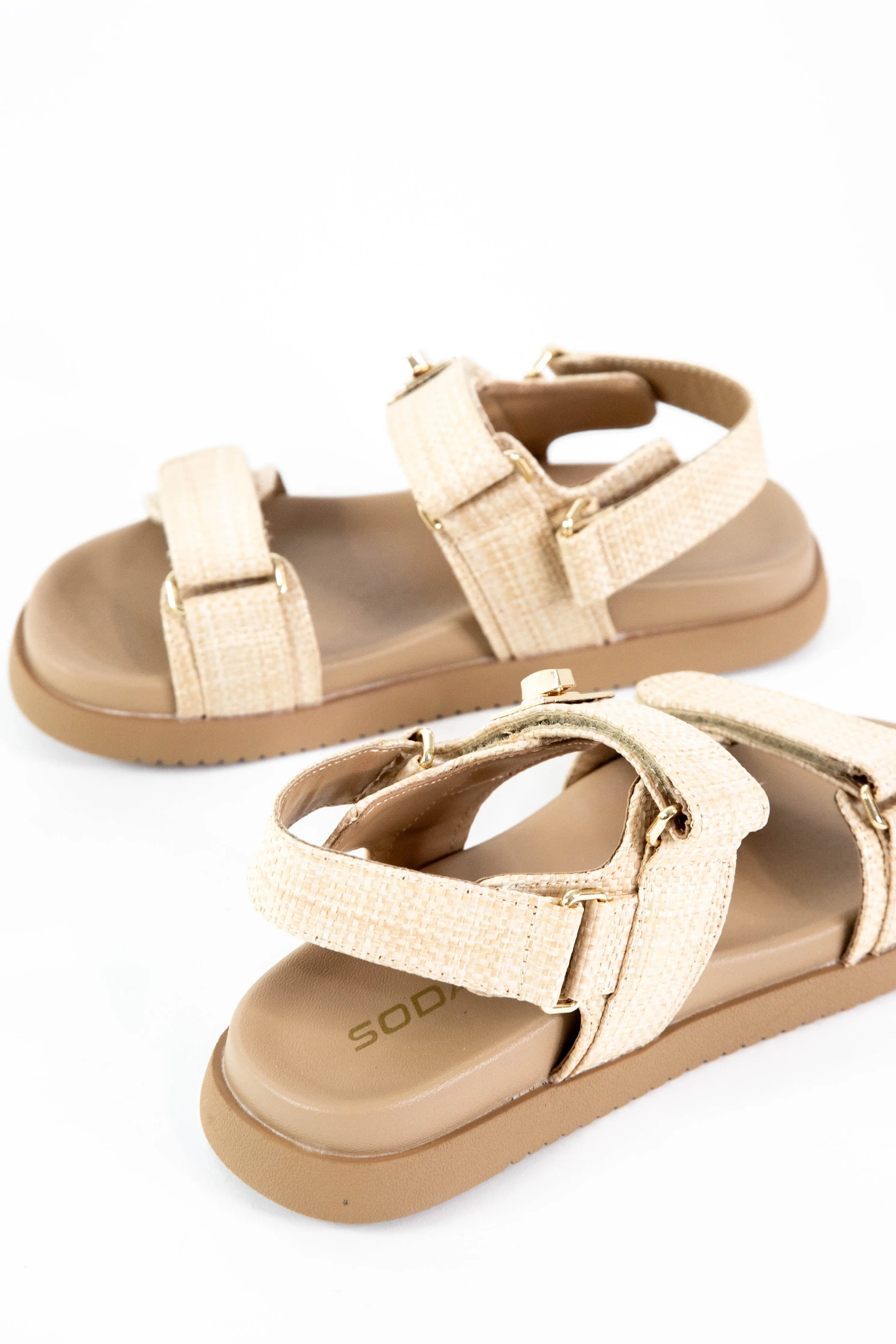 Cobber Flatform Sandal, Raffia Natural sold by North & Main Clothing Company product image thumbnail 2