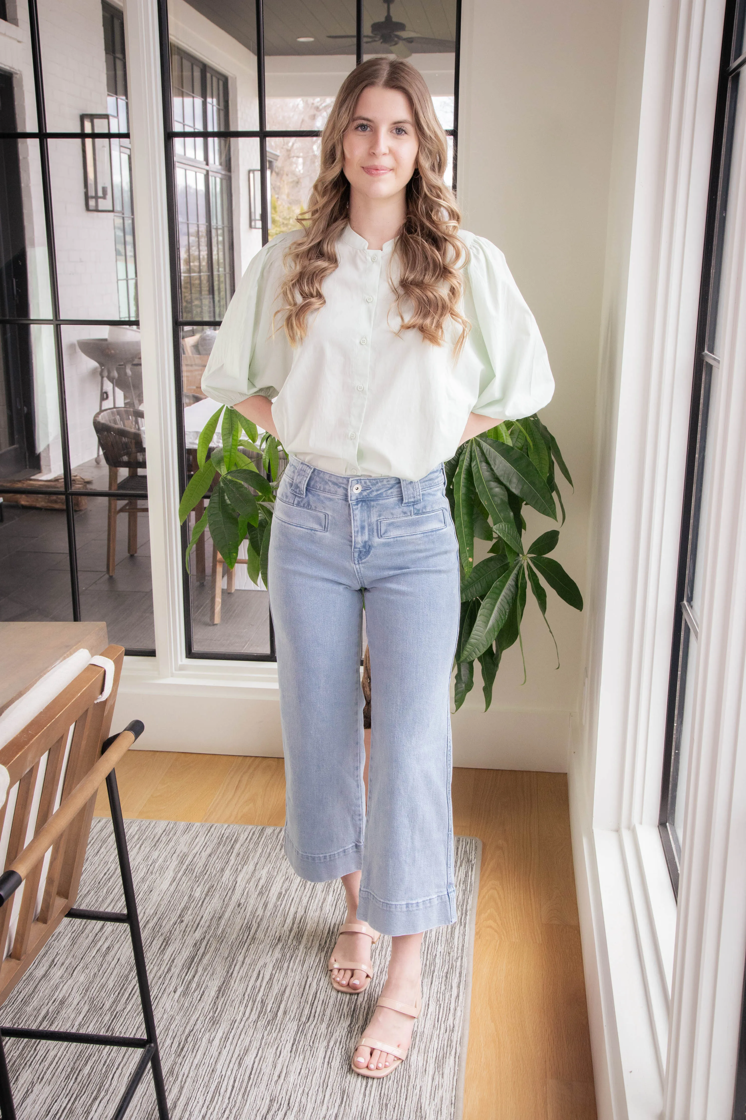 Made For You Blouse, Mint Tea | Sanctuary sold by North & Main Clothing Company product image thumbnail 2