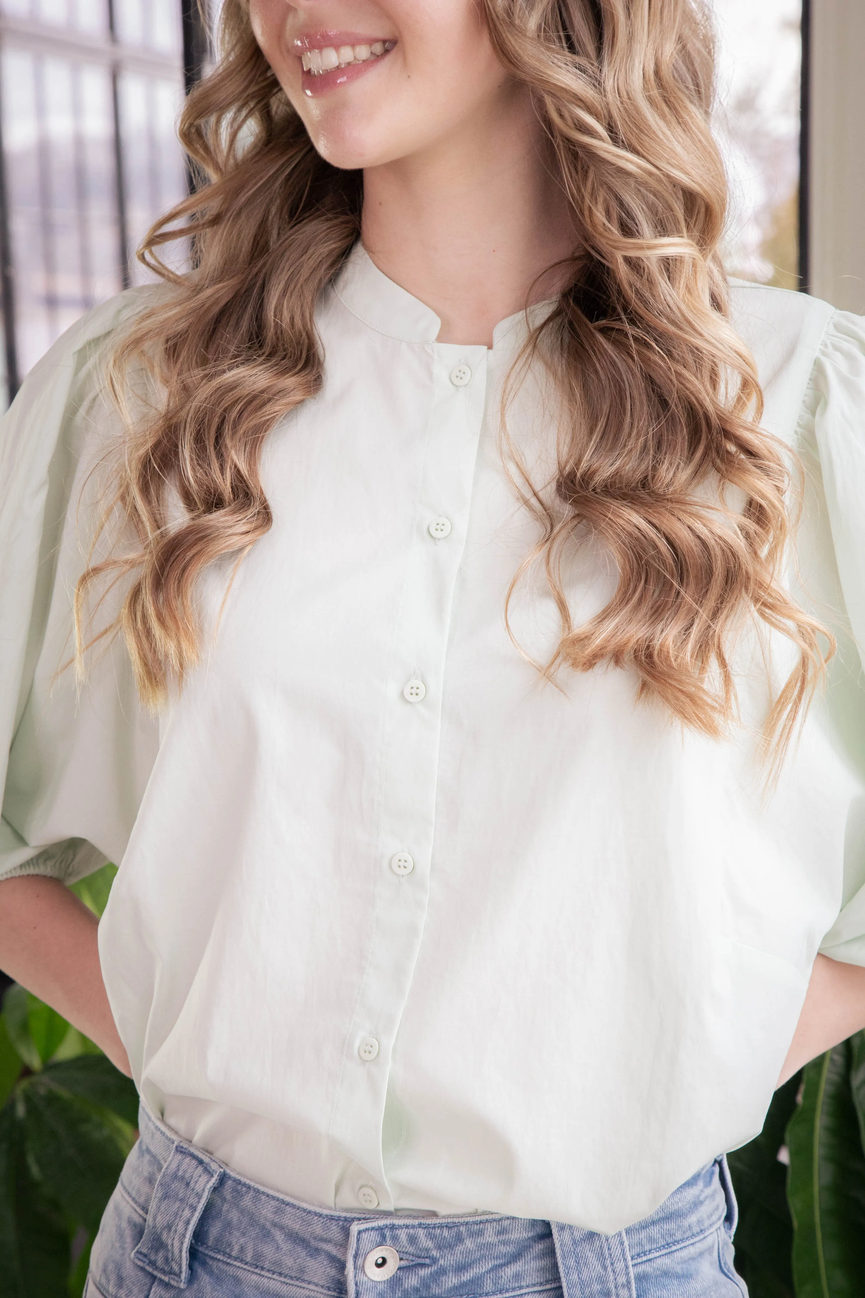 Made For You Blouse, Mint Tea | Sanctuary sold by North & Main Clothing Company product image thumbnail 4