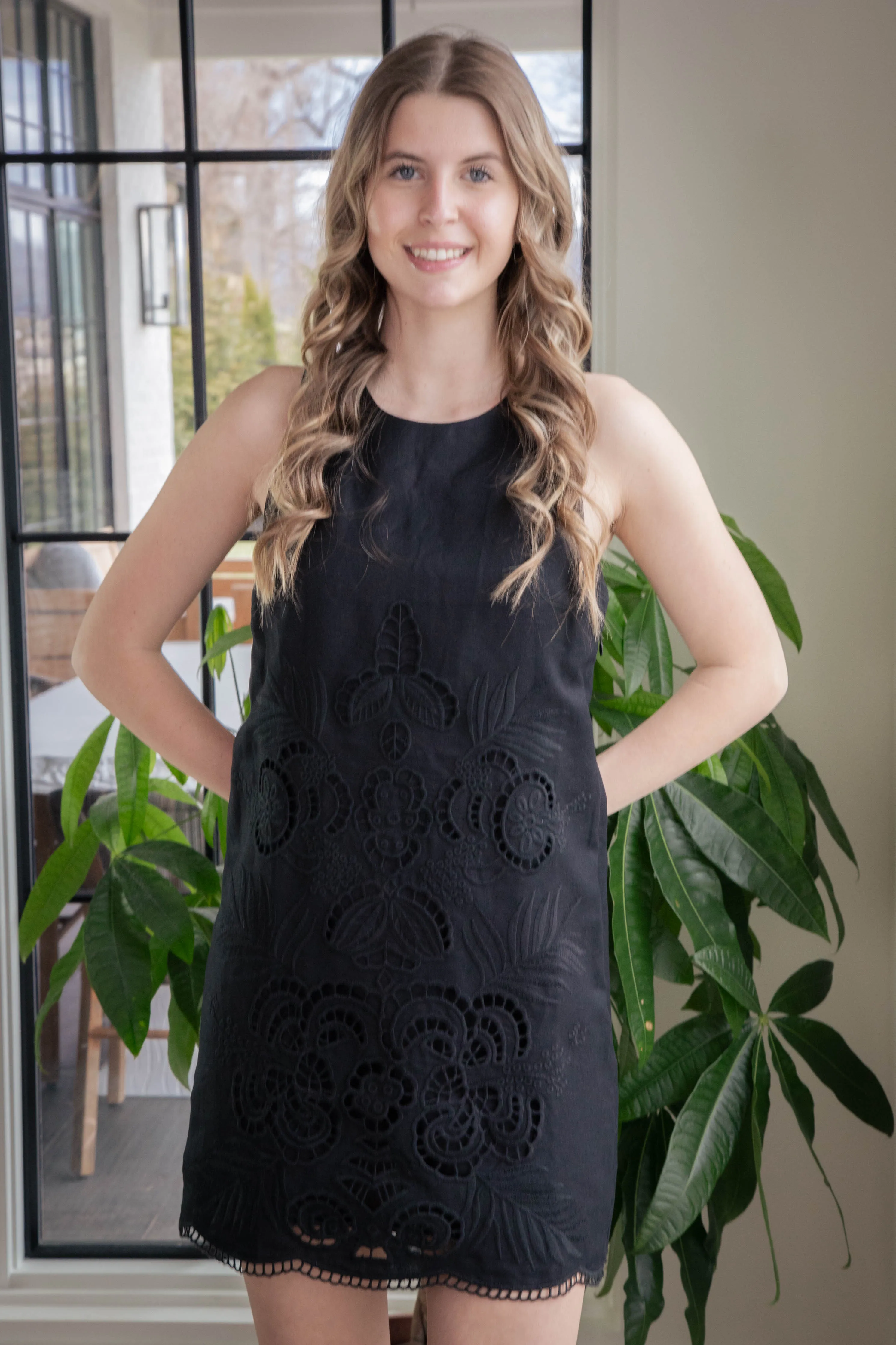 Melody Embroidered Blooms Dress, Black | Sanctuary sold by North & Main Clothing Company product image thumbnail 2