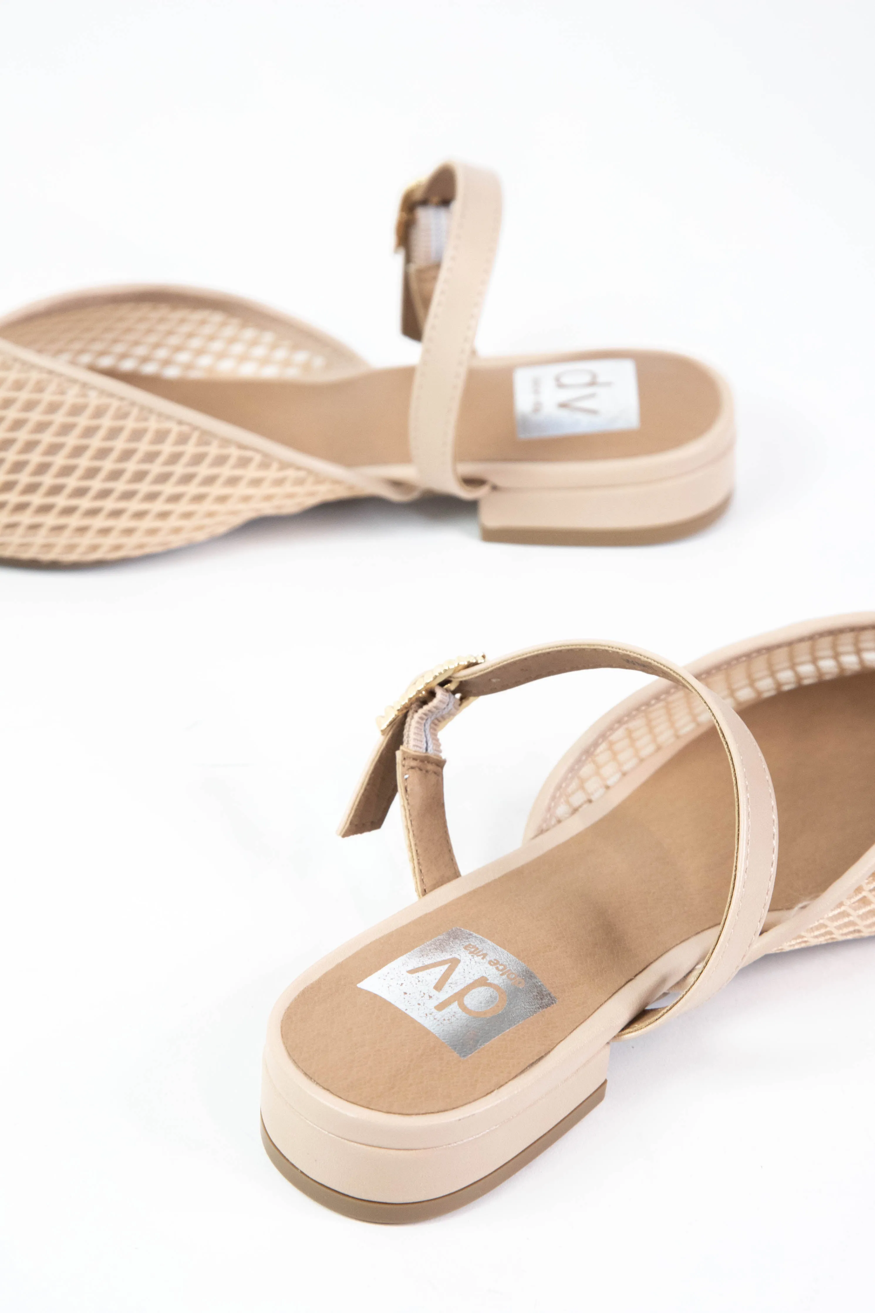 Domain Pointed Toe Flat, Nude Mesh | DV by Dolce Vita sold by North & Main Clothing Company product image thumbnail 2