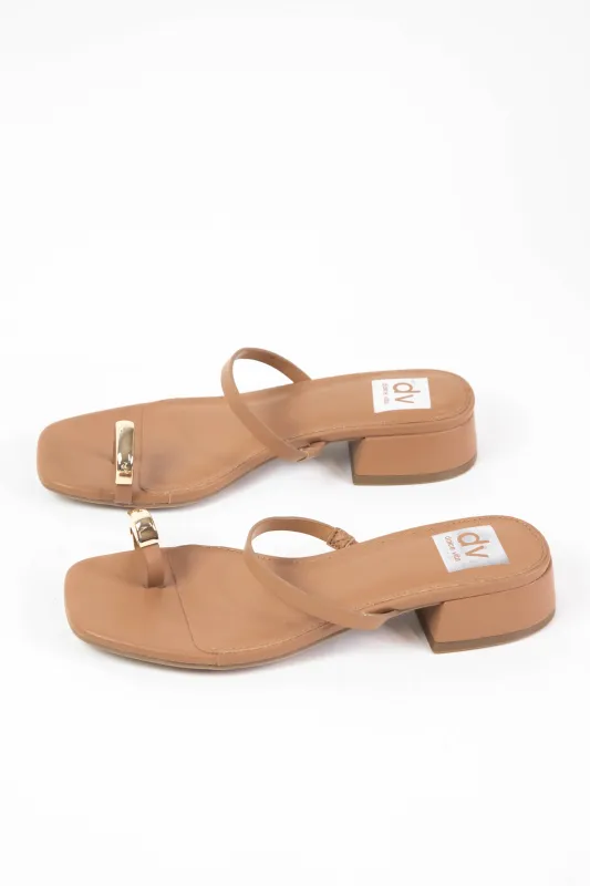 Narra Low Heel Sandal, Toffee | DV by Dolce Vita sold by North & Main Clothing Company