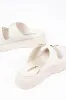 Uberta Double Buckle Sandal, Beige Nubuck sold by North & Main Clothing Company