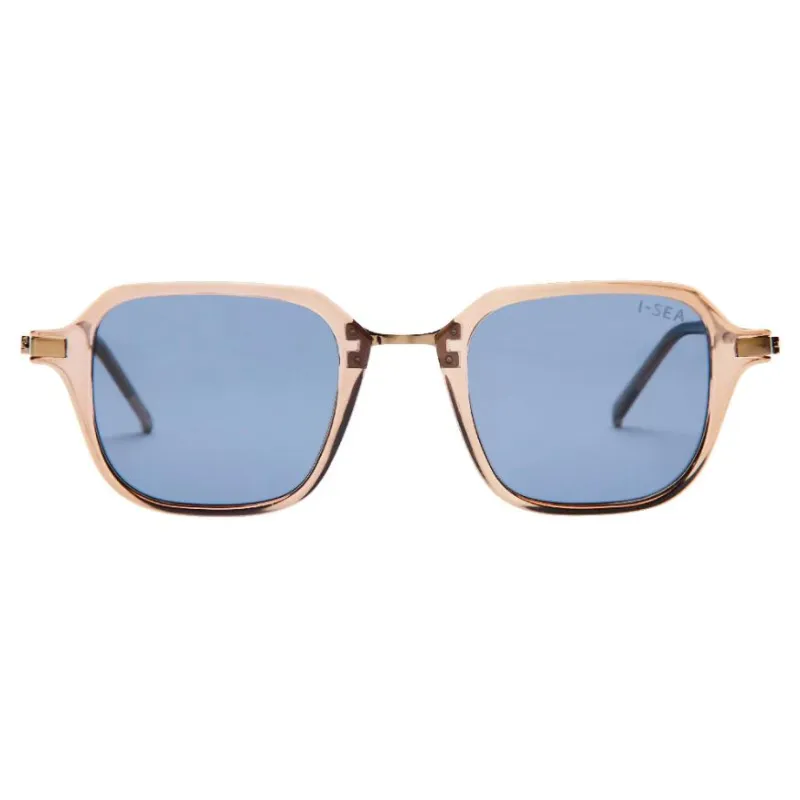 Riley, Taupe/Navy | I-SEA sold by North & Main Clothing Company