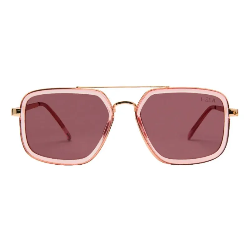 Cruz Polarized Sunglasses, Watermelon/Plum | I-SEA sold by North & Main Clothing Company