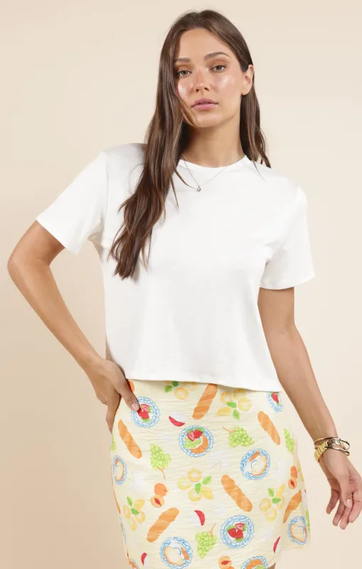 Quick Reads Short Sleeve Tee, White | Sadie & Sage sold by North & Main Clothing Company