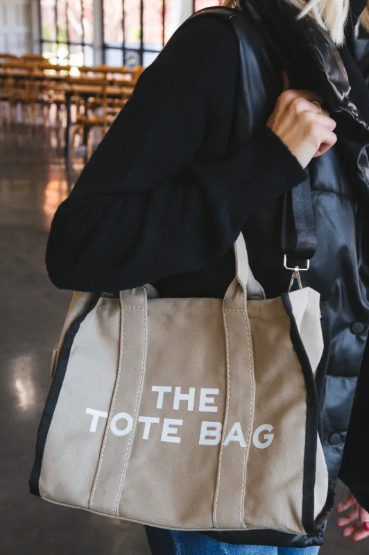 Bella Canvas Tote Bag, Khaki sold by North & Main Clothing Company