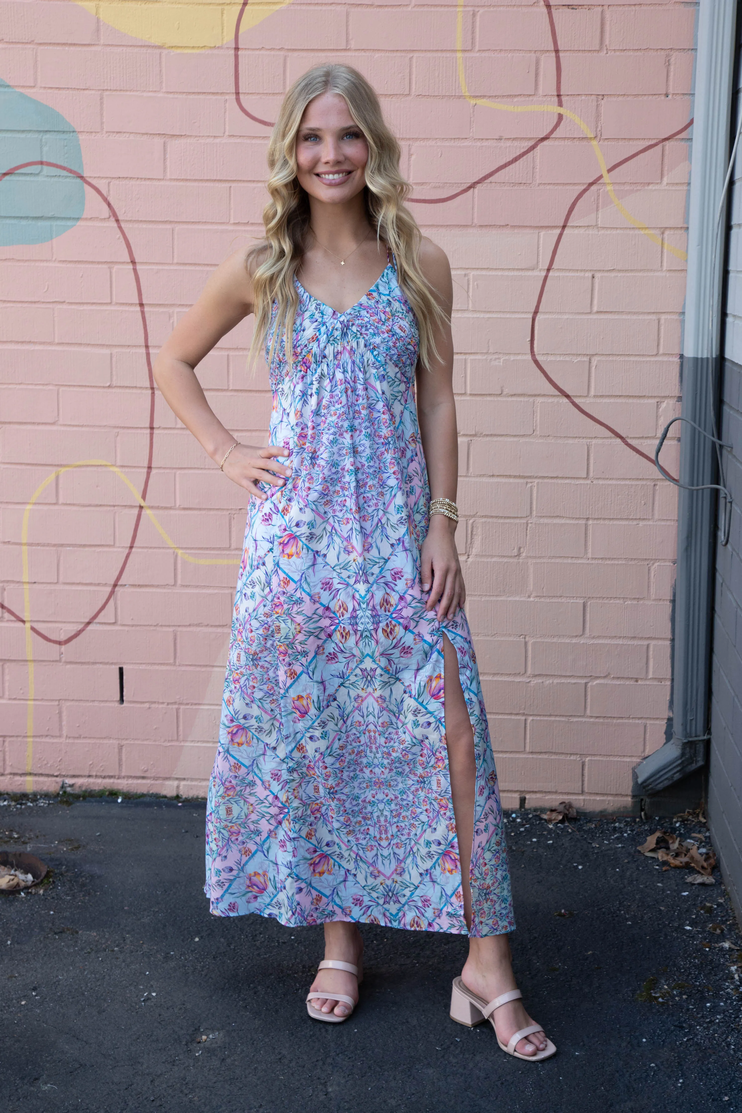 Brianna Floral Maxi Dress, Petal Paisley | Steve Madden sold by North & Main Clothing Company product image thumbnail 5