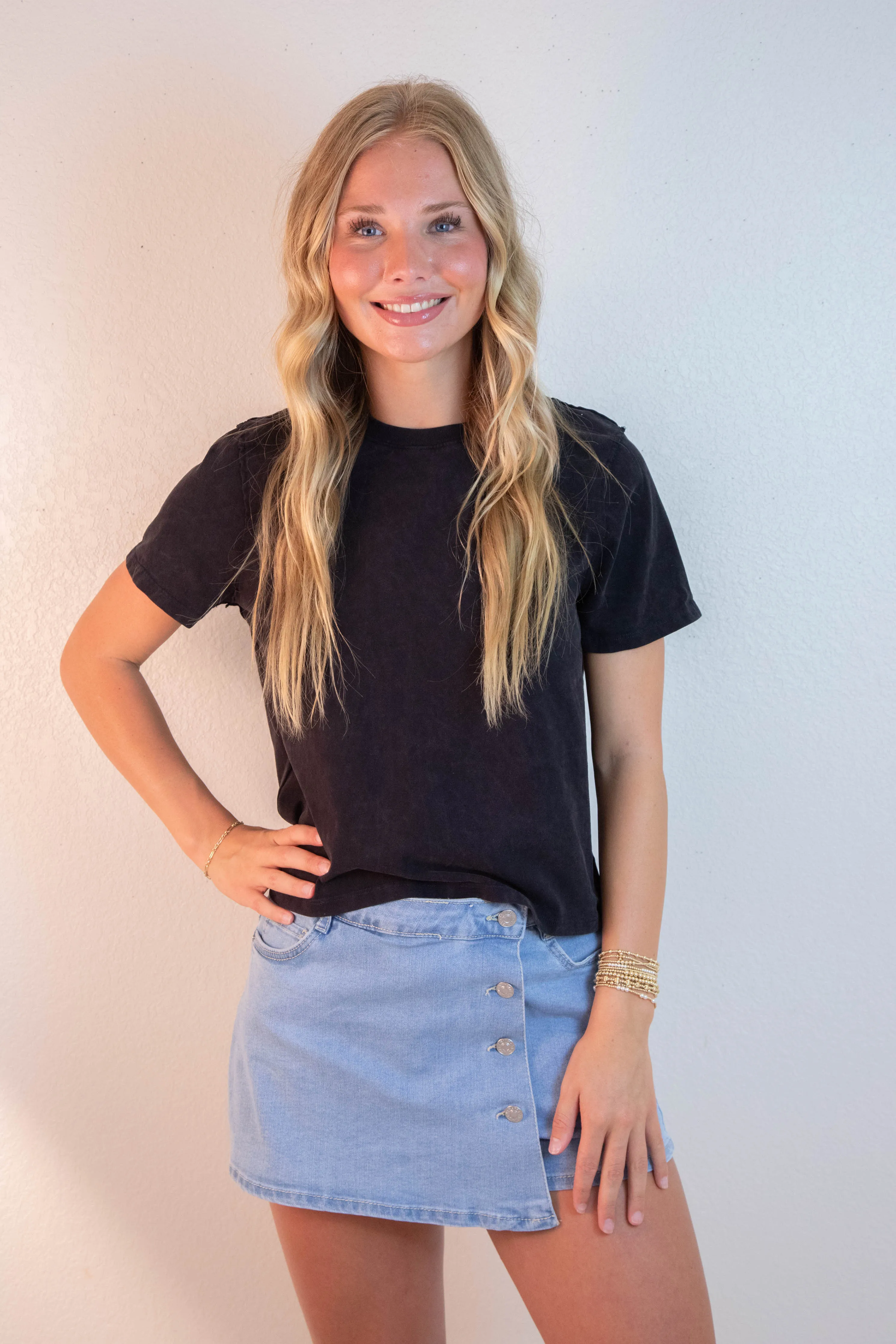 Everyday Tee, Black | Free People sold by North & Main Clothing Company product image thumbnail 3