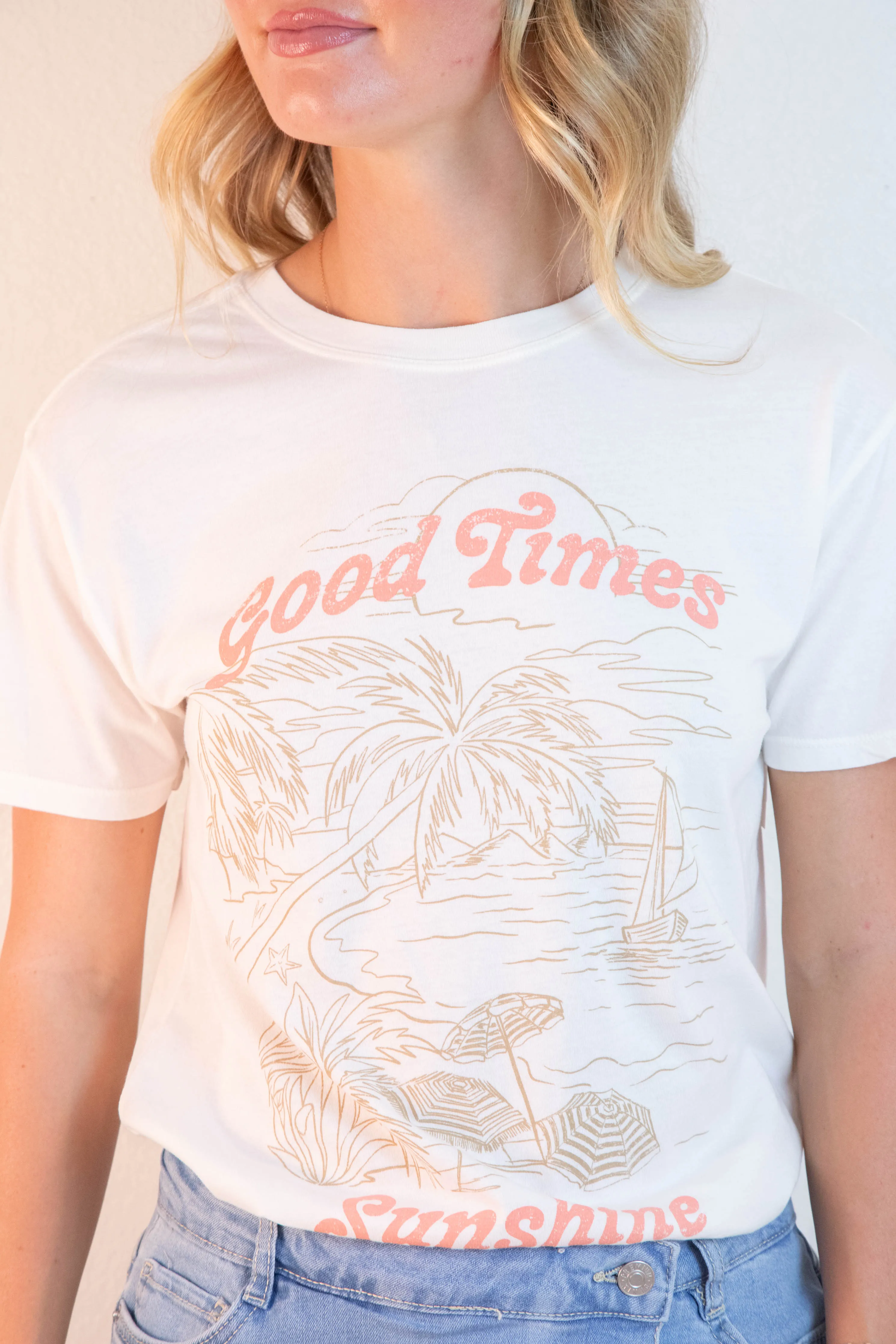 Apres Sea Boyfriend Tee, Sea Salt | Z Supply sold by North & Main Clothing Company product image thumbnail 5