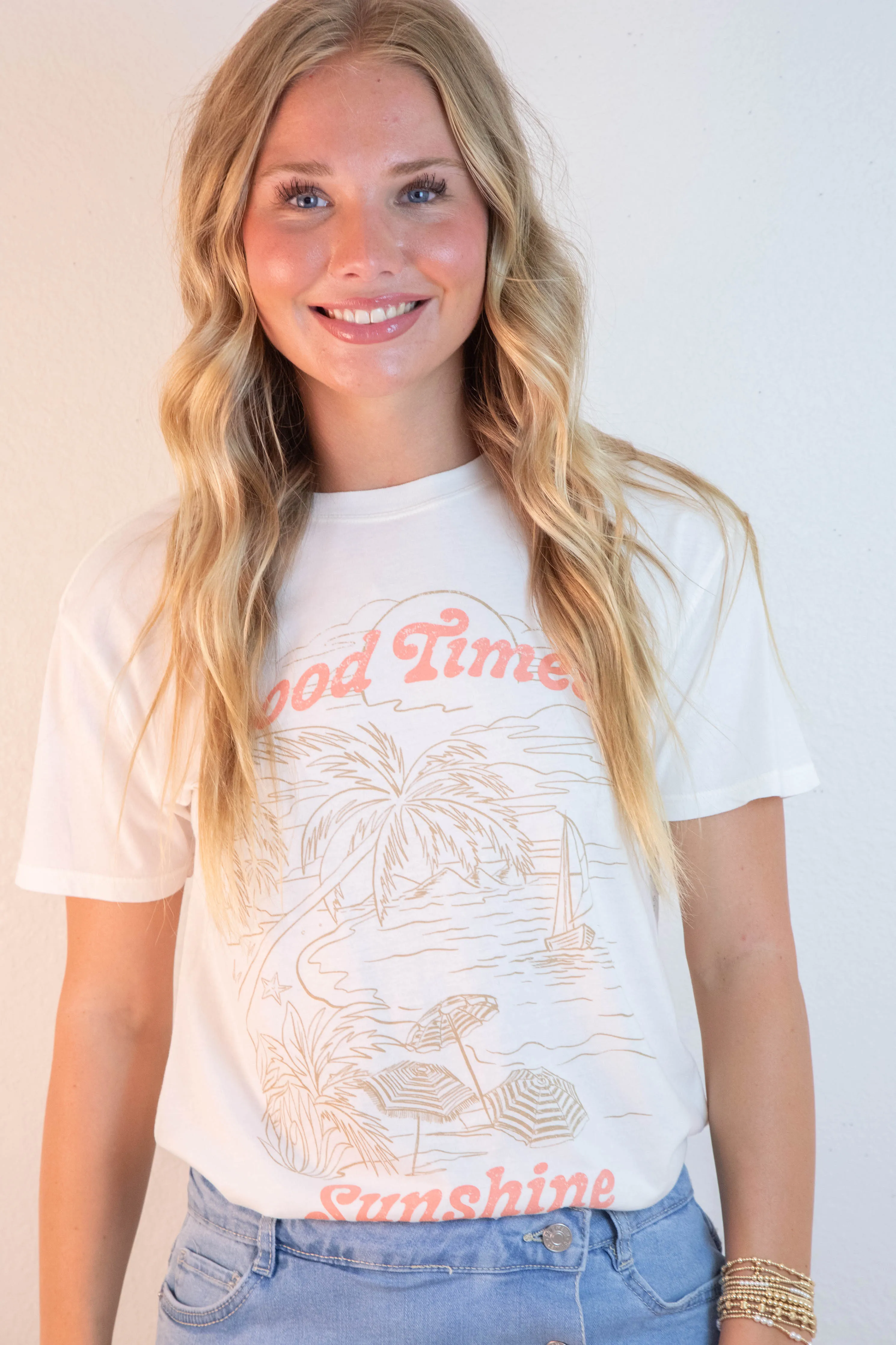 Apres Sea Boyfriend Tee, Sea Salt | Z Supply sold by North & Main Clothing Company