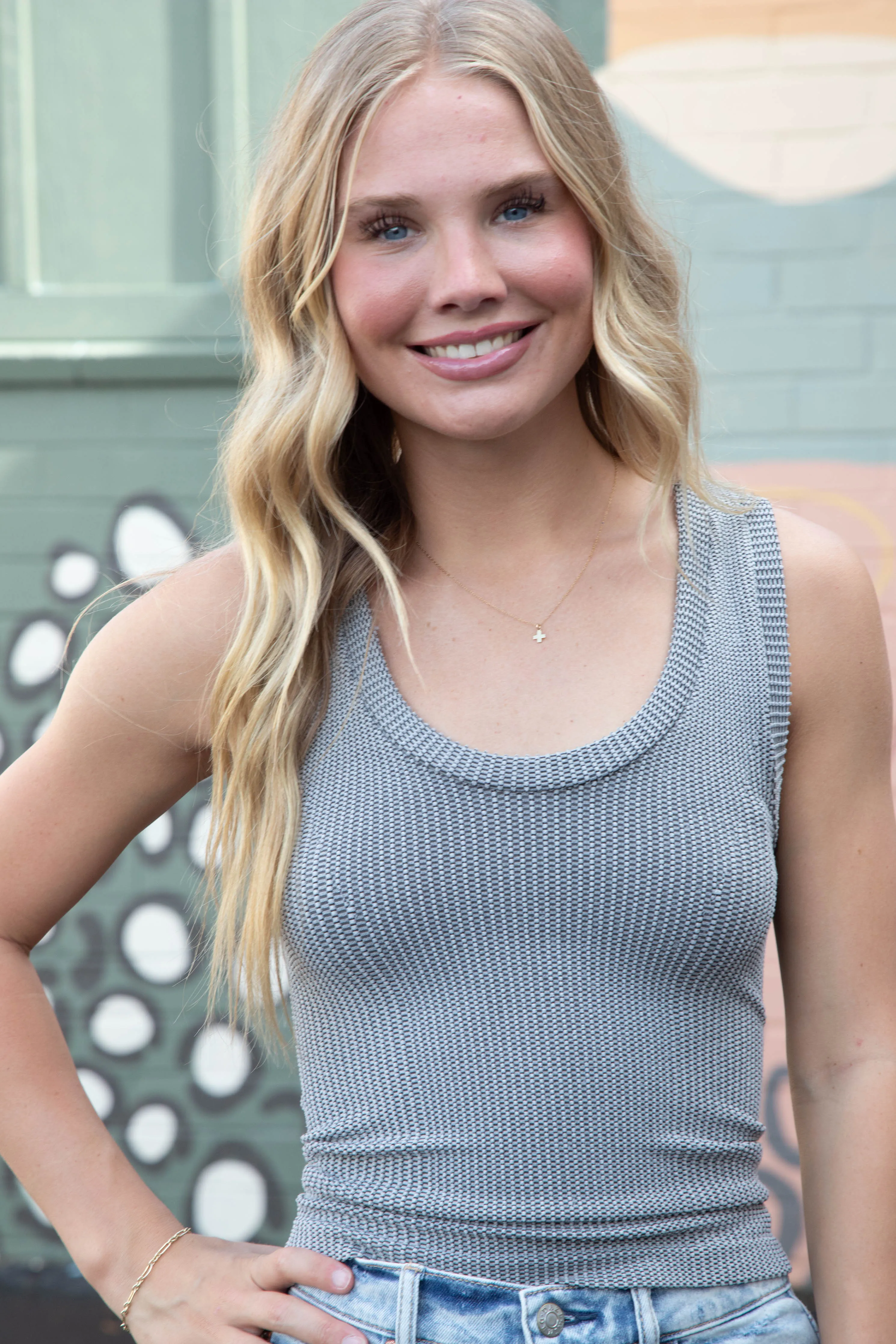 Clean Slate Tank, Heather Grey | Free People sold by North & Main Clothing Company
