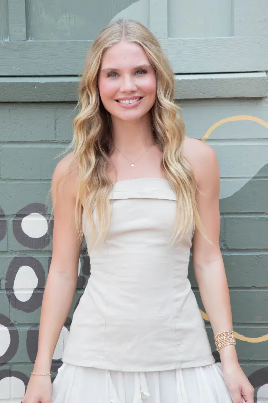 Lora Tube Top, Pumice Stone | Free People sold by North & Main Clothing Company