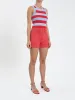 Valley Girl High Rise Shorts, Cherry | Daze sold by North & Main Clothing Company