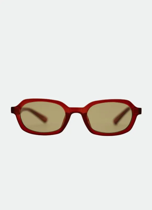 Abby, Burgundy/Light Green | Otra sold by North & Main Clothing Company