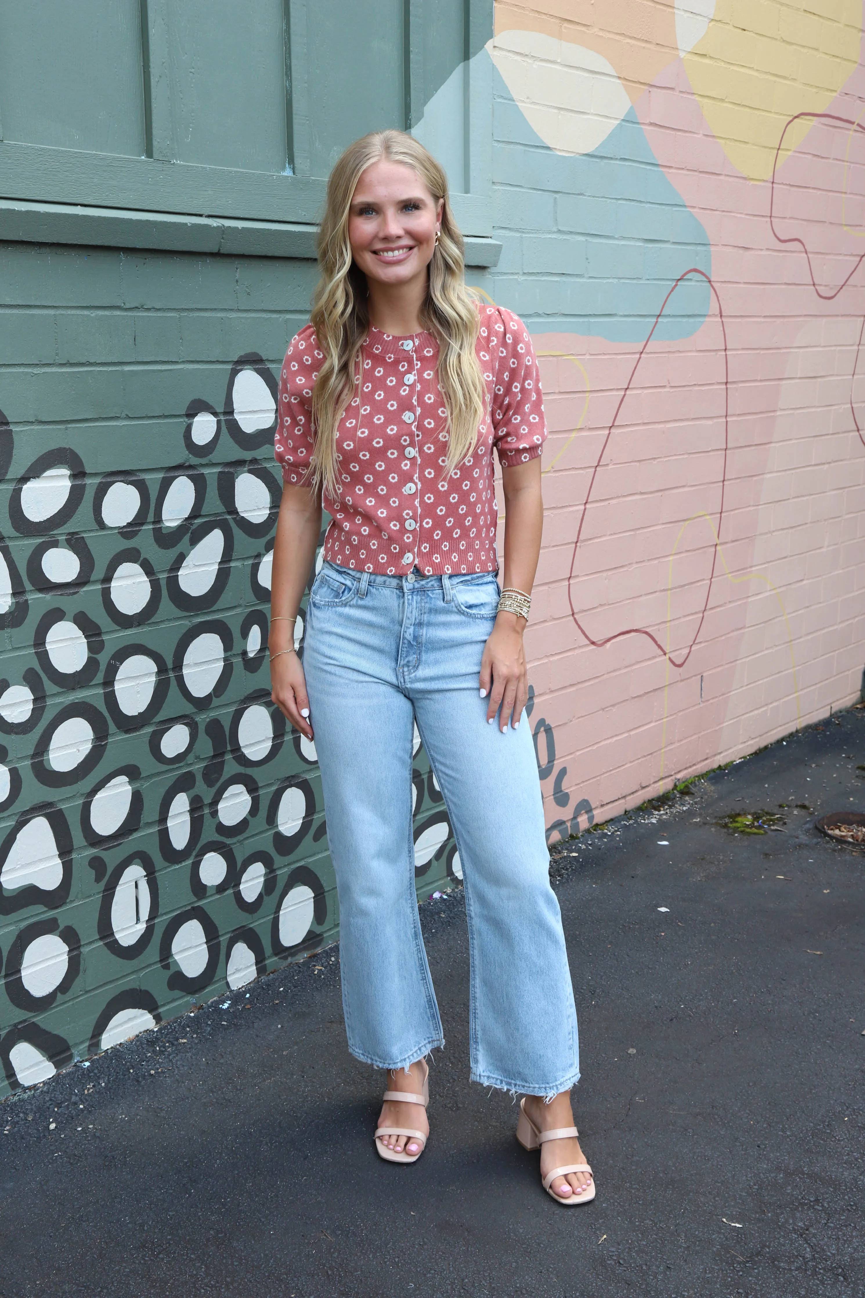 Isla Patterned Cardi, Daisy Combo | Free People sold by North & Main Clothing Company product image thumbnail 5