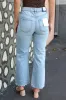 Elara 90's Super Hi Rise Slim Wide Jeans, Entertaining sold by North & Main Clothing Company