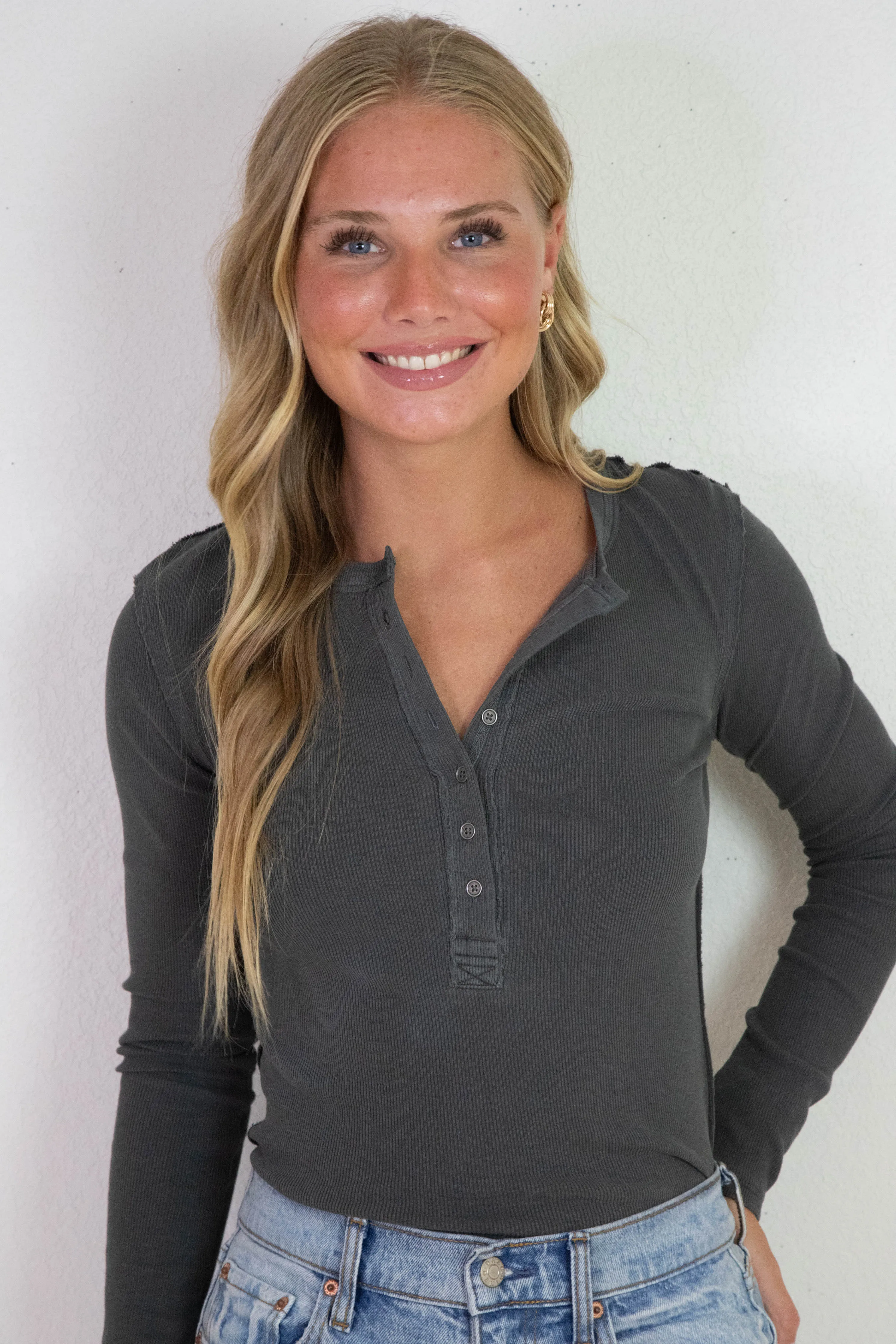 Jamie Henley Top, Black | Free People sold by North & Main Clothing Company