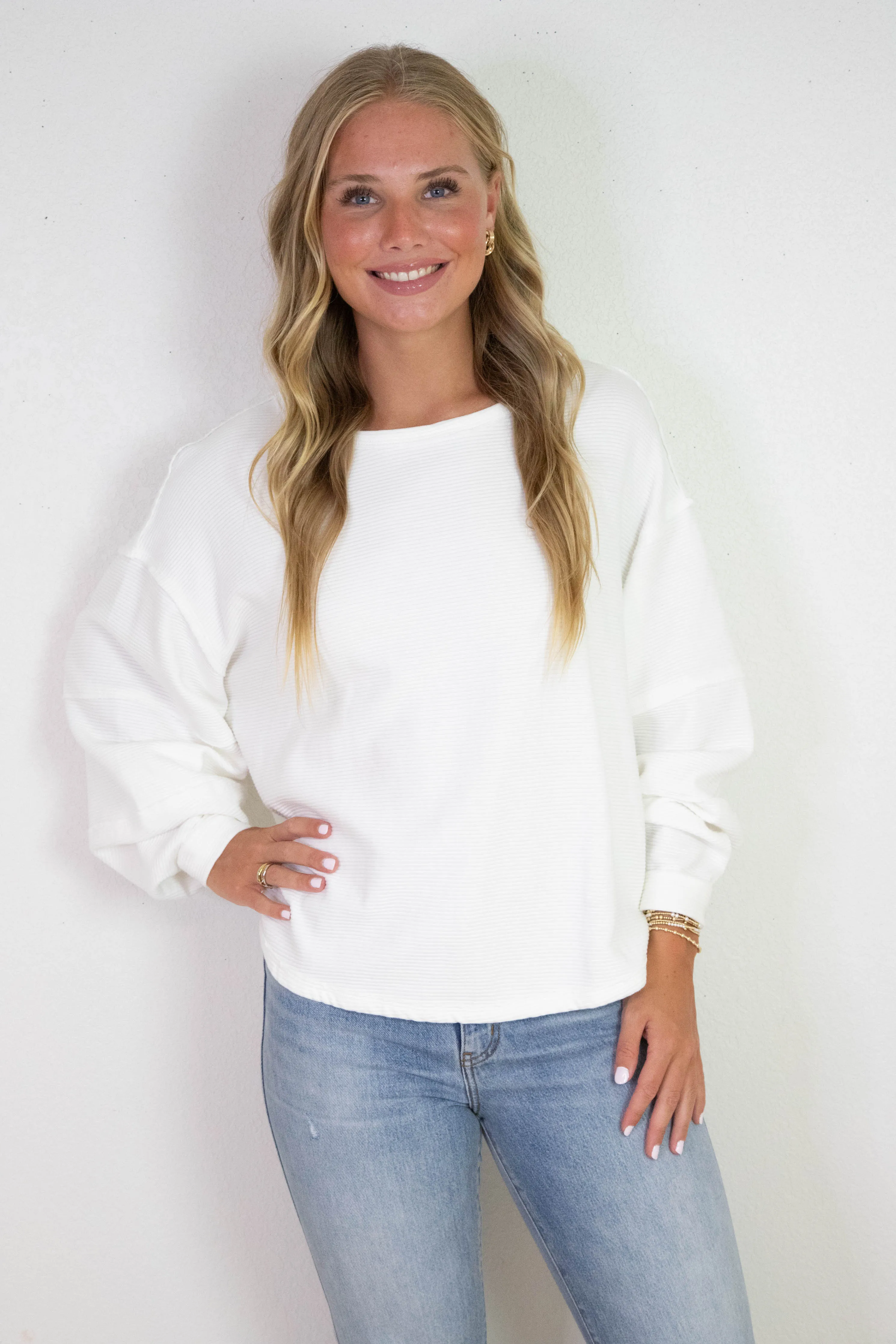 Total Eclipse Tee, Clean Ivory | Free People sold by North & Main Clothing Company