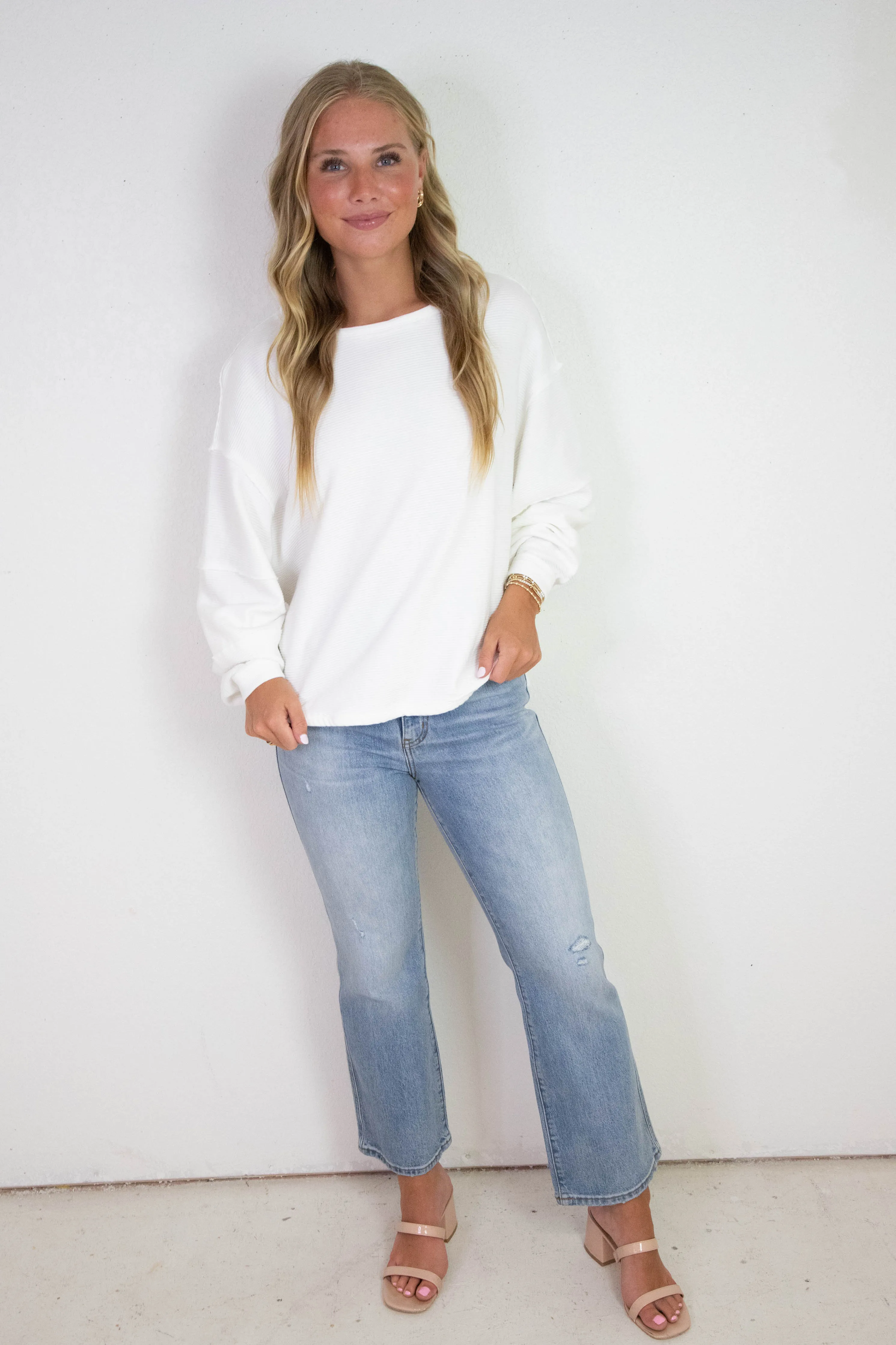 Total Eclipse Tee, Clean Ivory | Free People sold by North & Main Clothing Company product image thumbnail 2