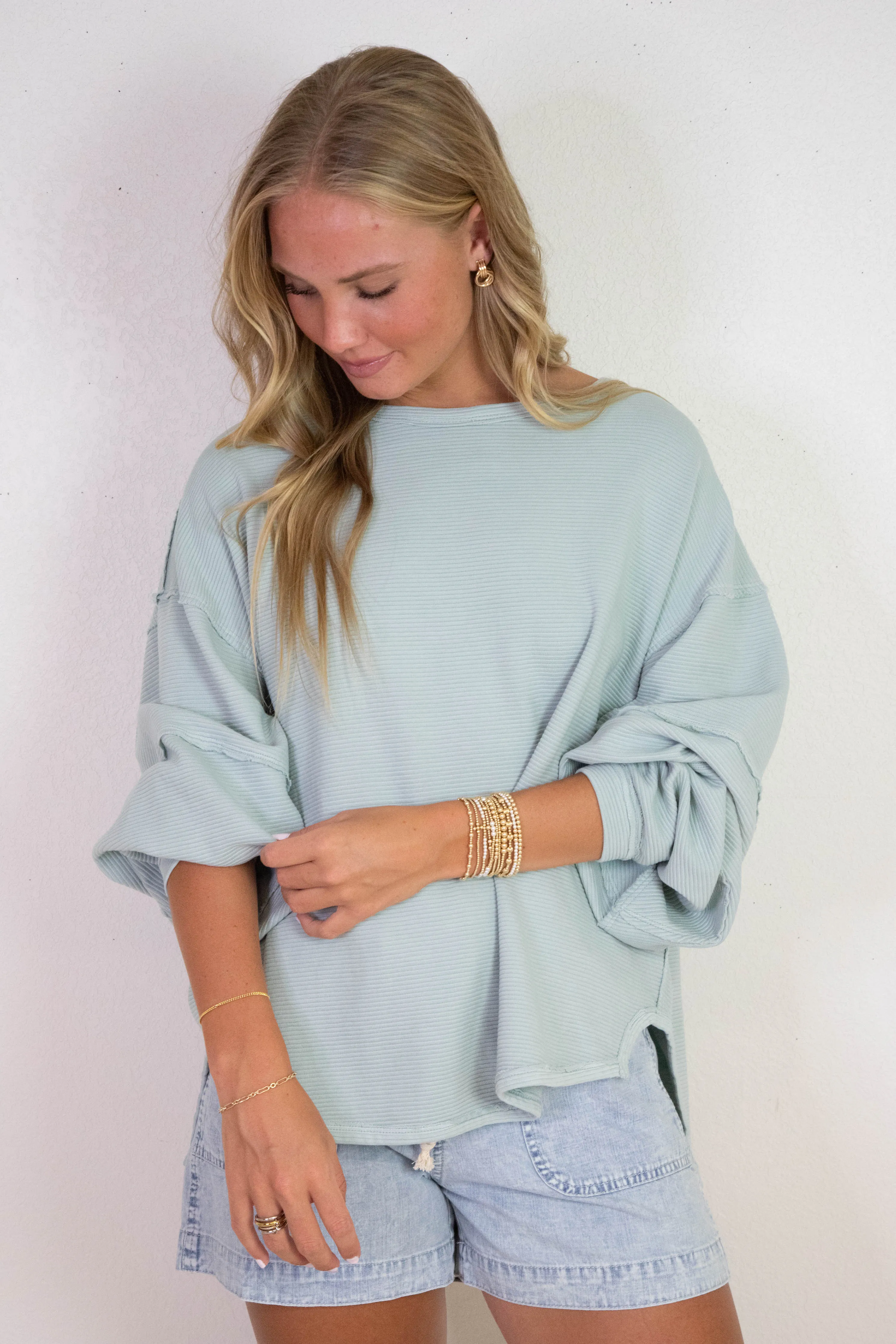 Total Eclipse Tee, Polar Fog | Free People sold by North & Main Clothing Company product image thumbnail 5