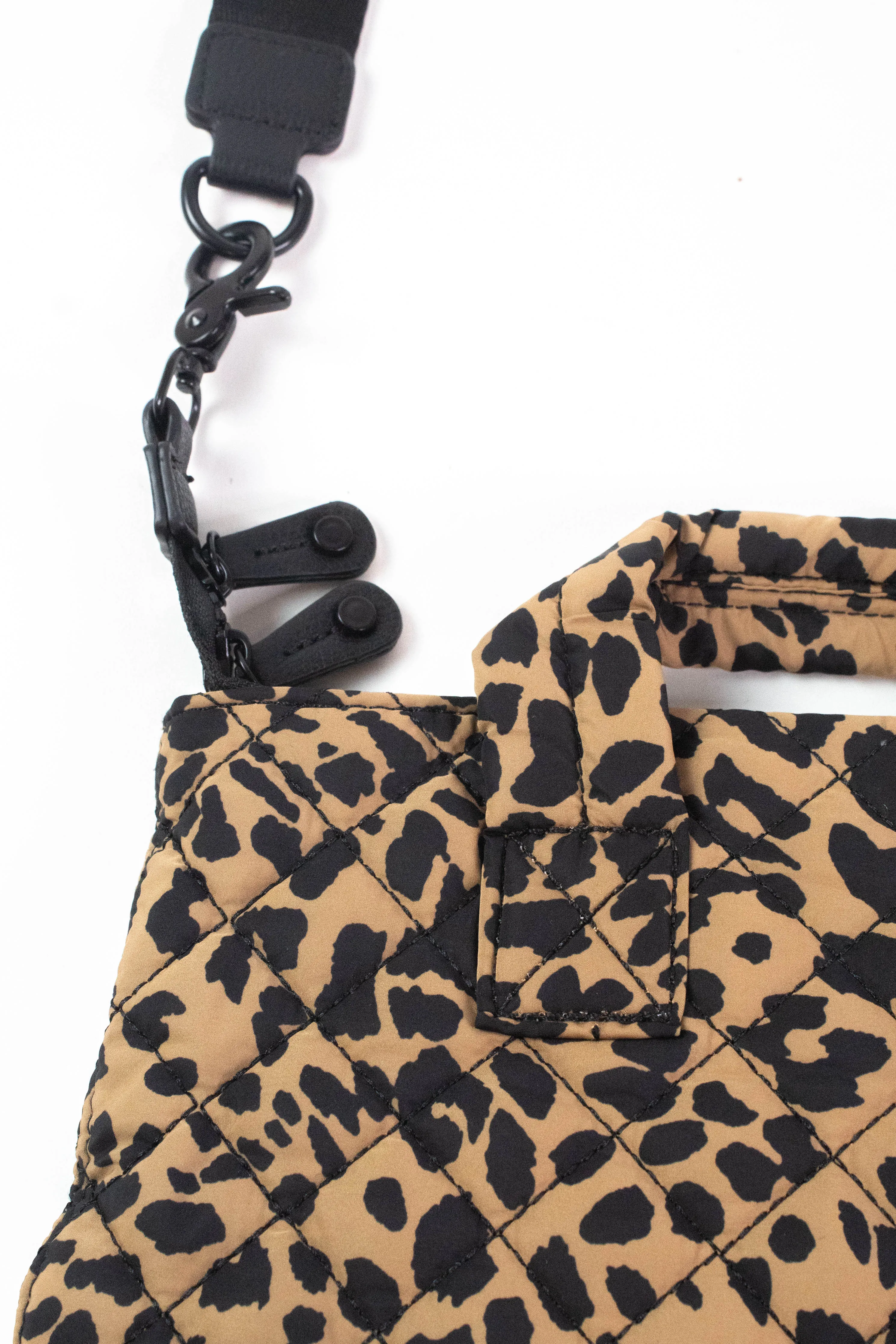 Melody Crossbody Quilted Mini Bag, Leopard sold by North & Main Clothing Company product image thumbnail 3