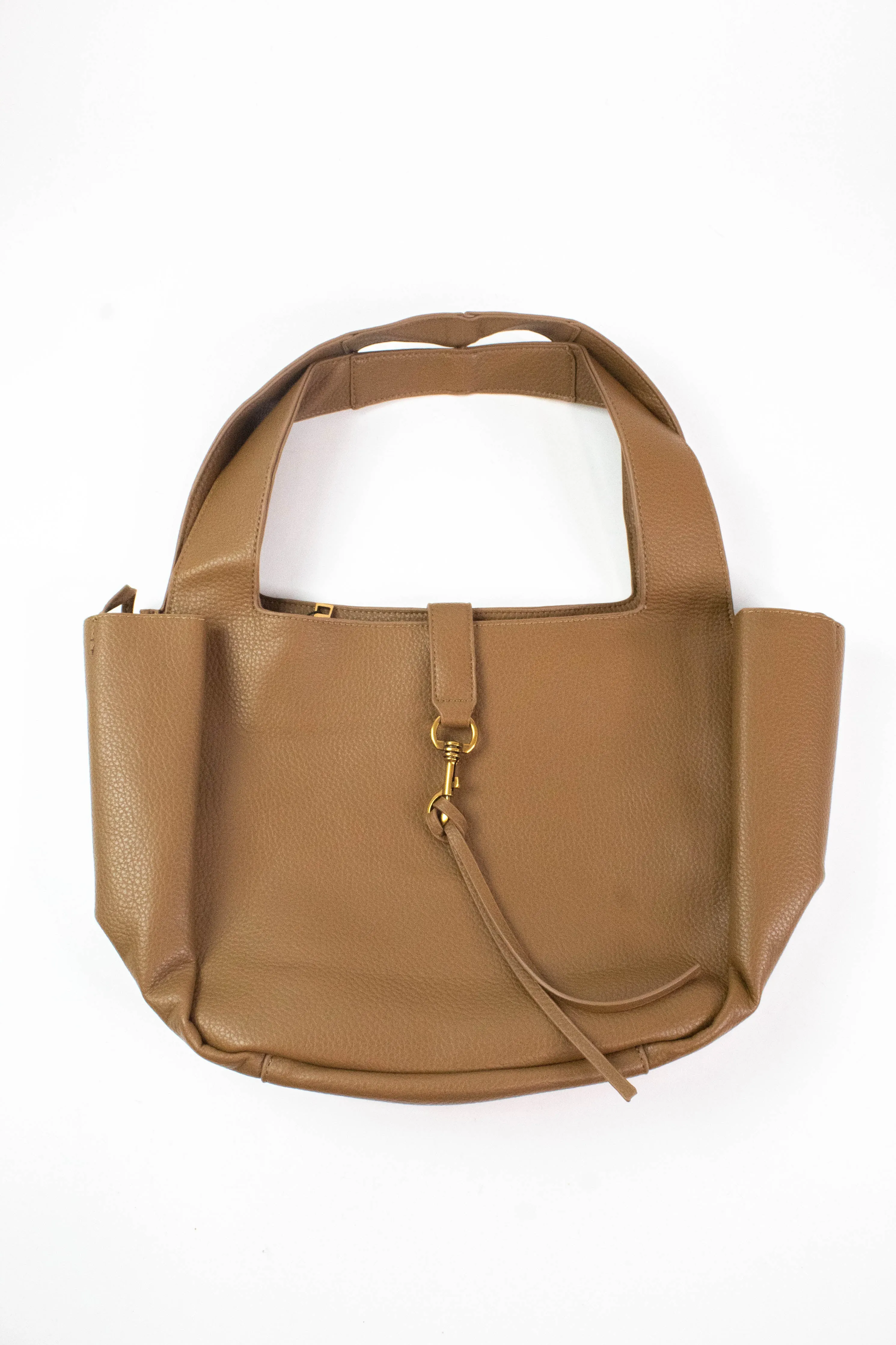 Ayla Tassel Detailed Tote Bag, Tan sold by North & Main Clothing Company