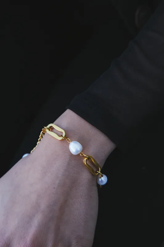 Chloe Bracelet, Gold | BRACHA sold by North & Main Clothing Company