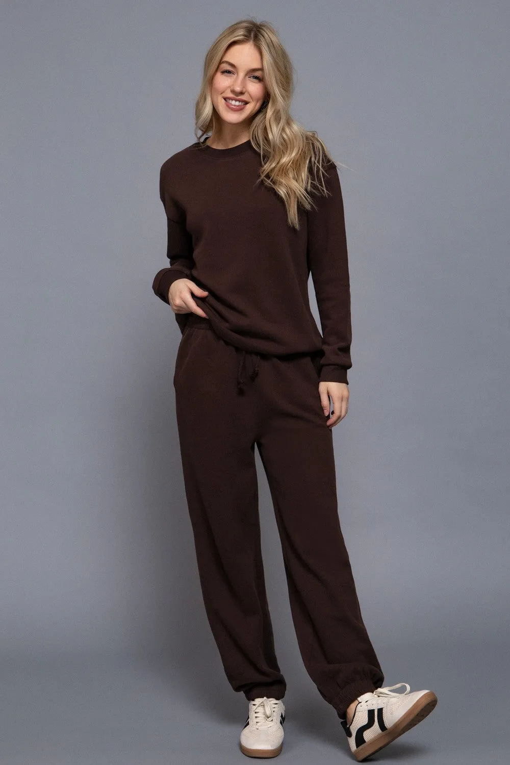 Elisa Soft Jogger Pants, Brown sold by North & Main Clothing Company product image thumbnail 4