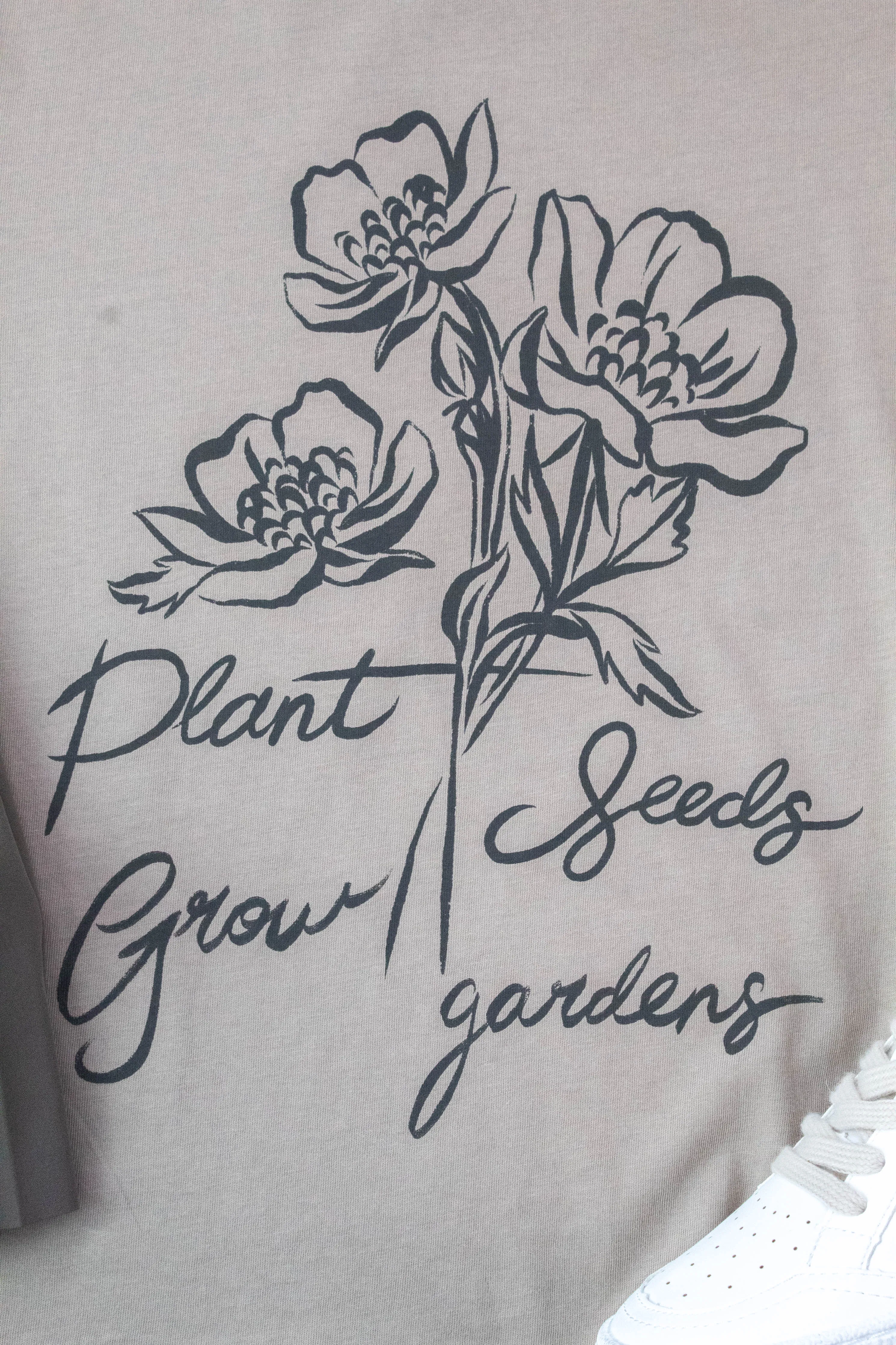 Grow Gardens Tourist Tee, Smokey | Z Supply sold by North & Main Clothing Company product image thumbnail 2