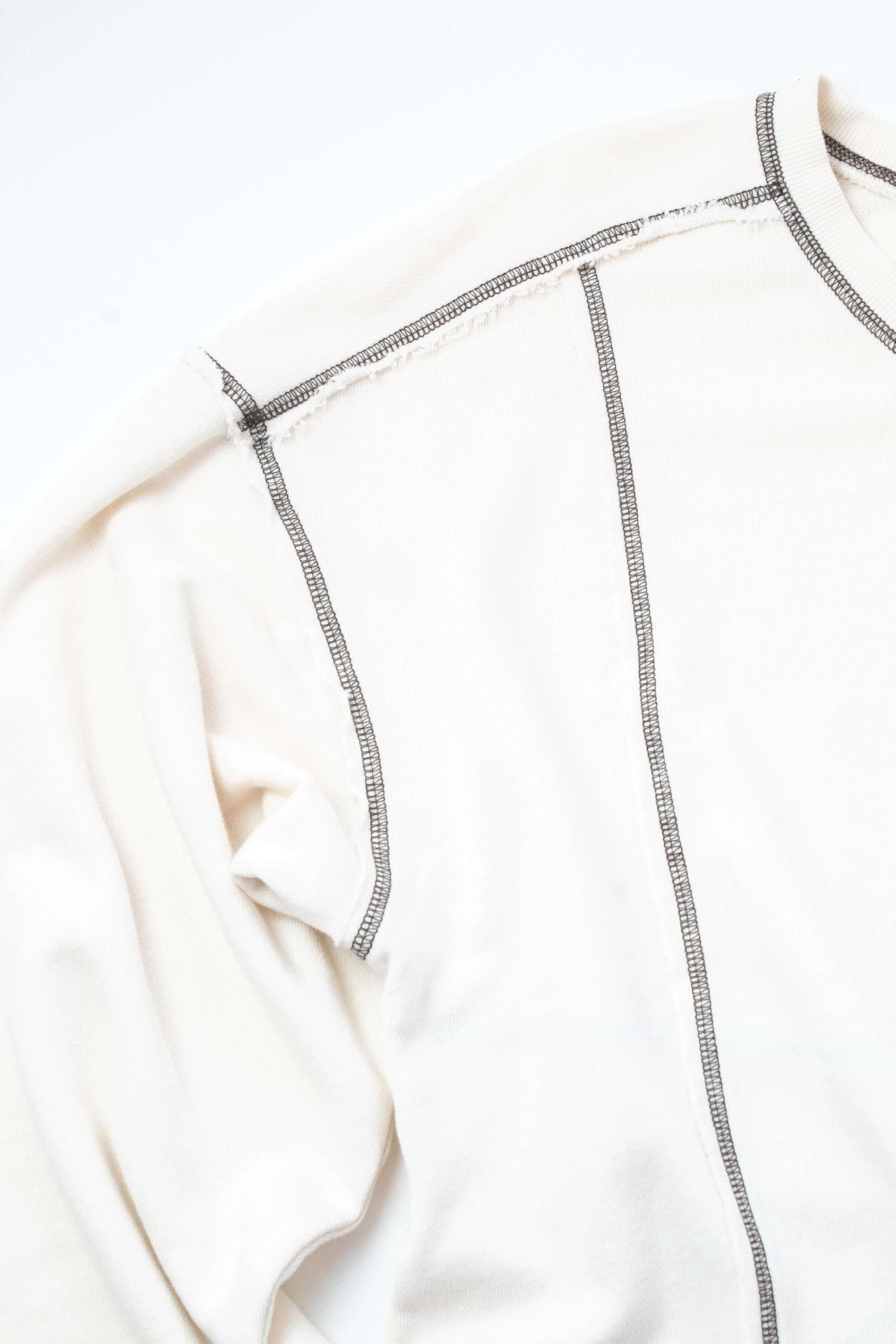 Fan Club Contrast Stitch Sweatshirt, Crystal | Z Supply sold by North & Main Clothing Company product image thumbnail 2