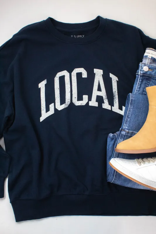 Local Sunday Sweatshirt, Eclipse | Z Supply sold by North & Main Clothing Company