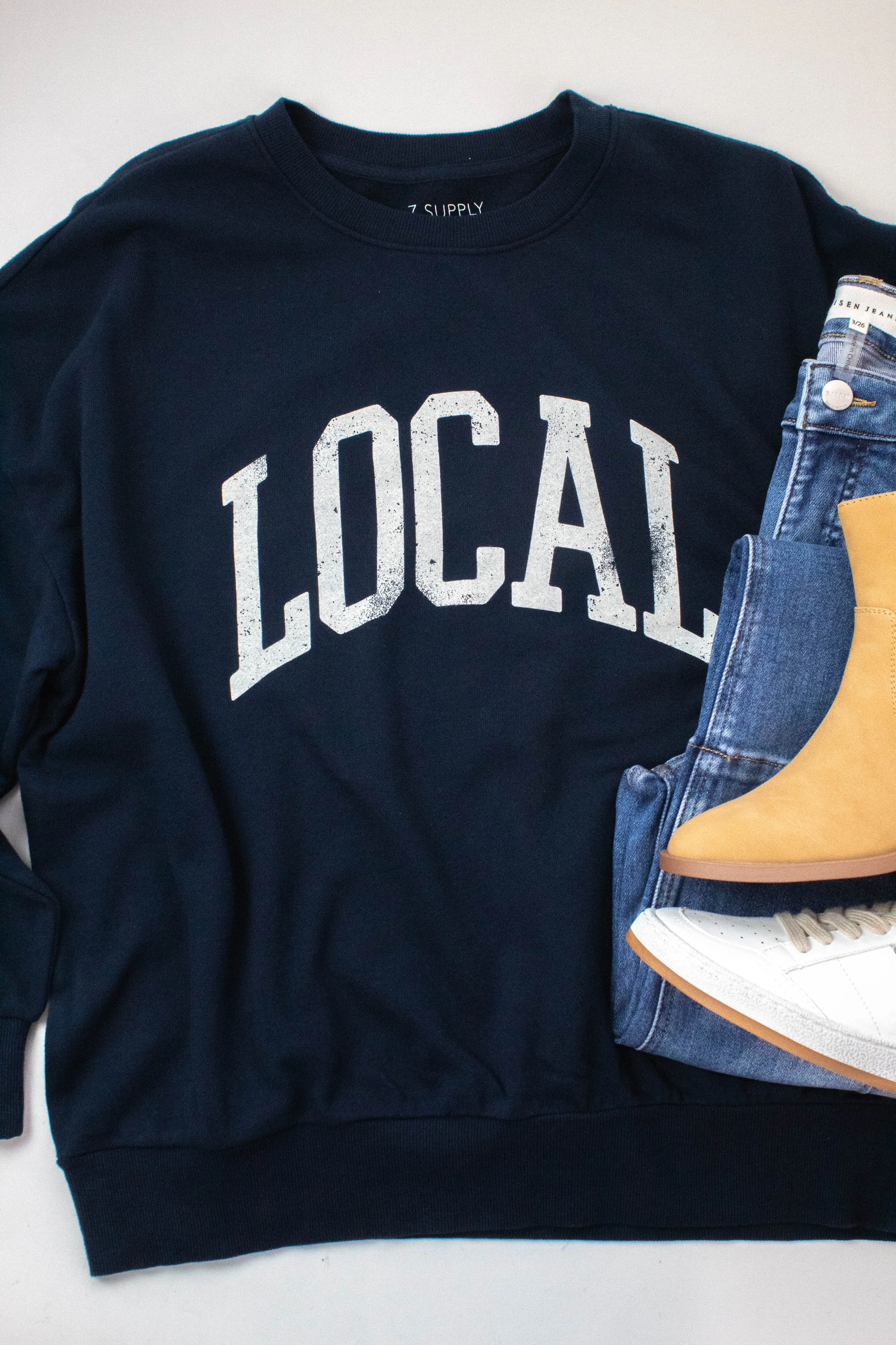 Local Sunday Sweatshirt, Eclipse | Z Supply sold by North & Main Clothing Company