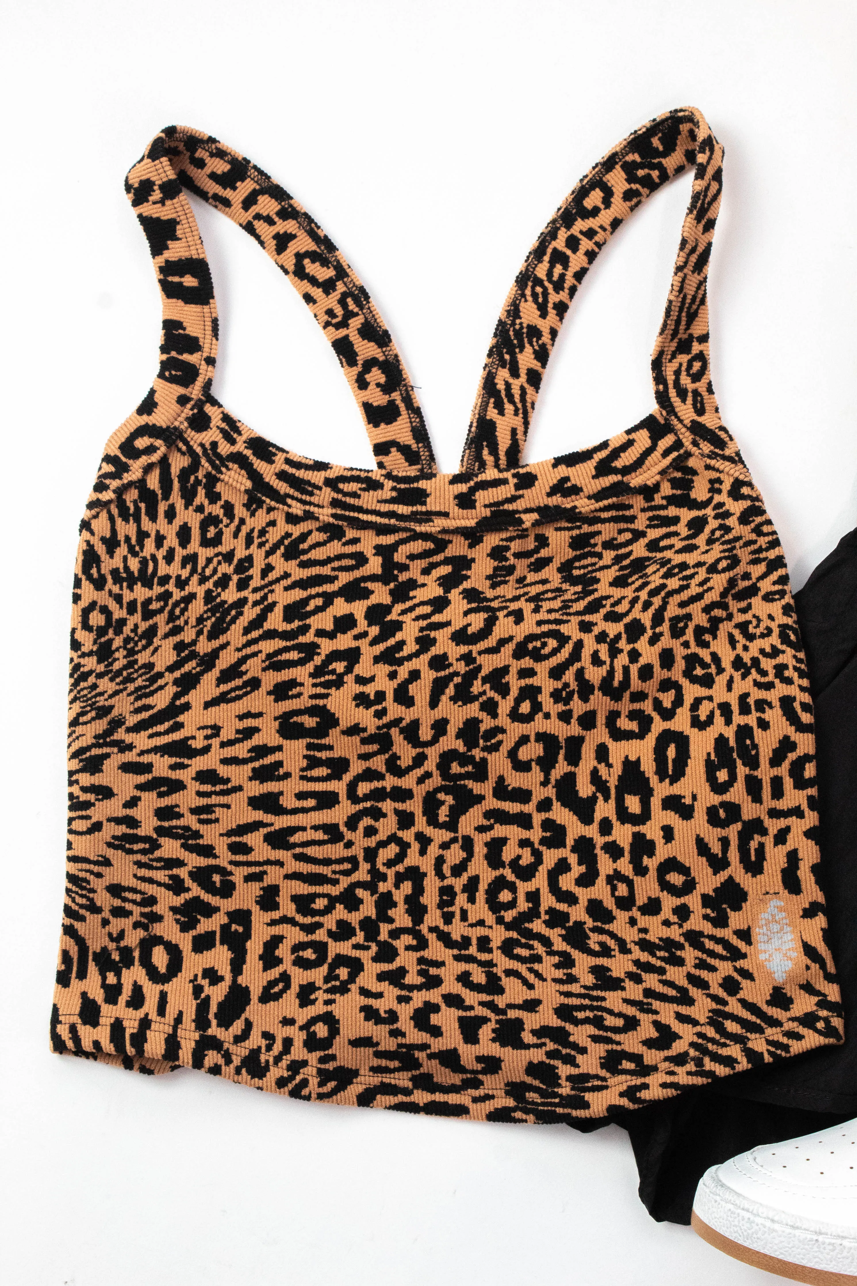 All Clear Leopard Cami, Toasted Almond | Free People sold by North & Main Clothing Company product image thumbnail 5